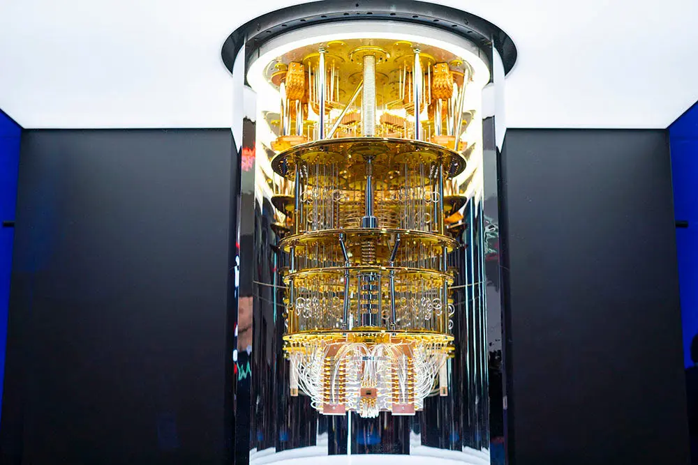 CES 2020で展示されていた、IBMの量子コンピューター